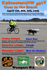 K9ScootersNW Parade and Meet the Mushers @ Westport Marina and City Parking Lot #3