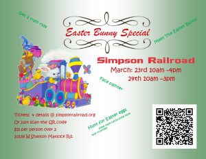 Easter Bunny Special @ Simspon Railroad